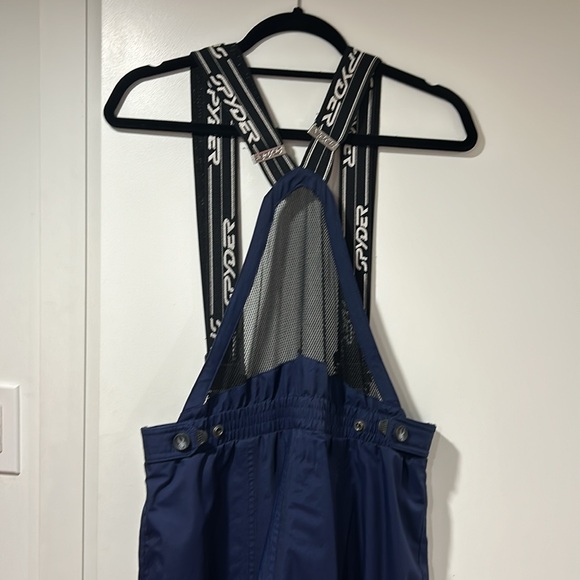 Mens Spider ski snowboard pants overalls navy blue medium - Picture 5 of 9